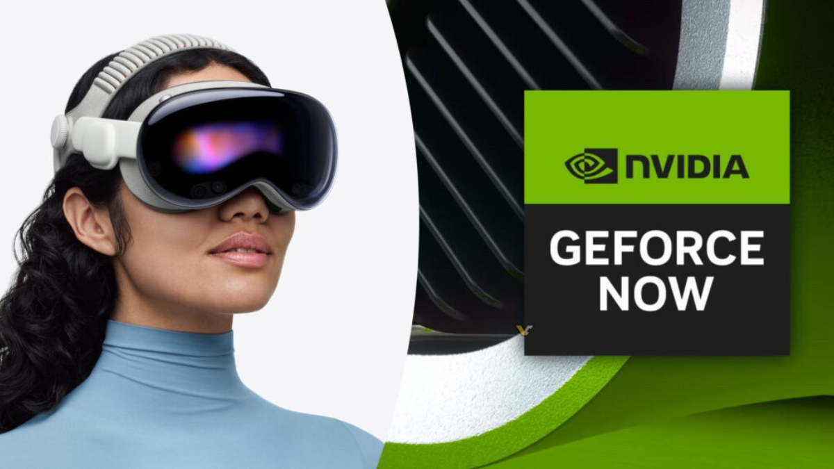 NVIDIA melhora experiência do GeForce NOW no Apple Vision Pro.
