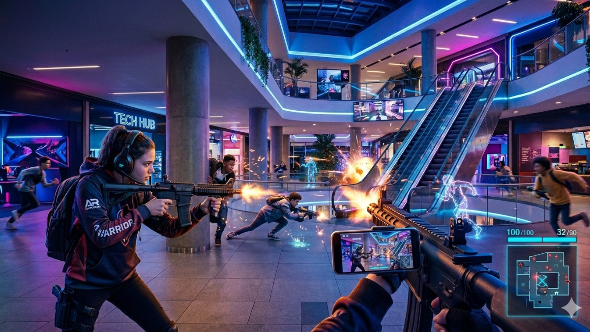 AR Eat Chicken: O Battle Royale da vida real