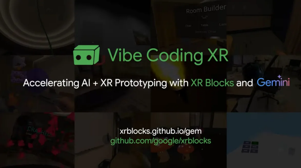 Google apresenta Vibe Coding XR para acelerar prototipagem com IA 1 image 3