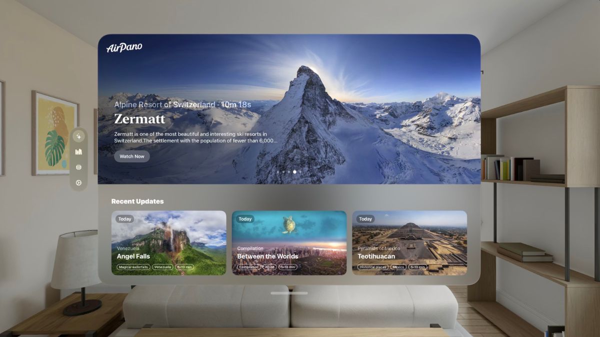 AirPano chega ao Apple Vision Pro com vídeos imersivos 8K de destinos ao redor do mundo